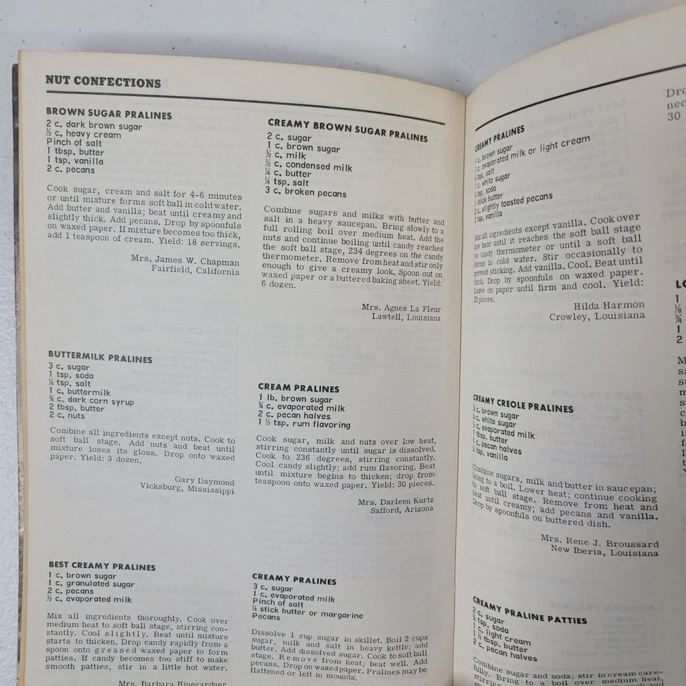Favorite Recipes Press candy cookbook